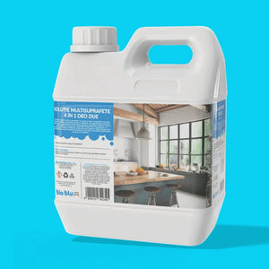 Solutie geamuri si Multisuprafete 4 in 1, kg - Bio Blu