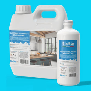 Solutie geamuri si Multisuprafete 4 in 1, kg - Bio Blu