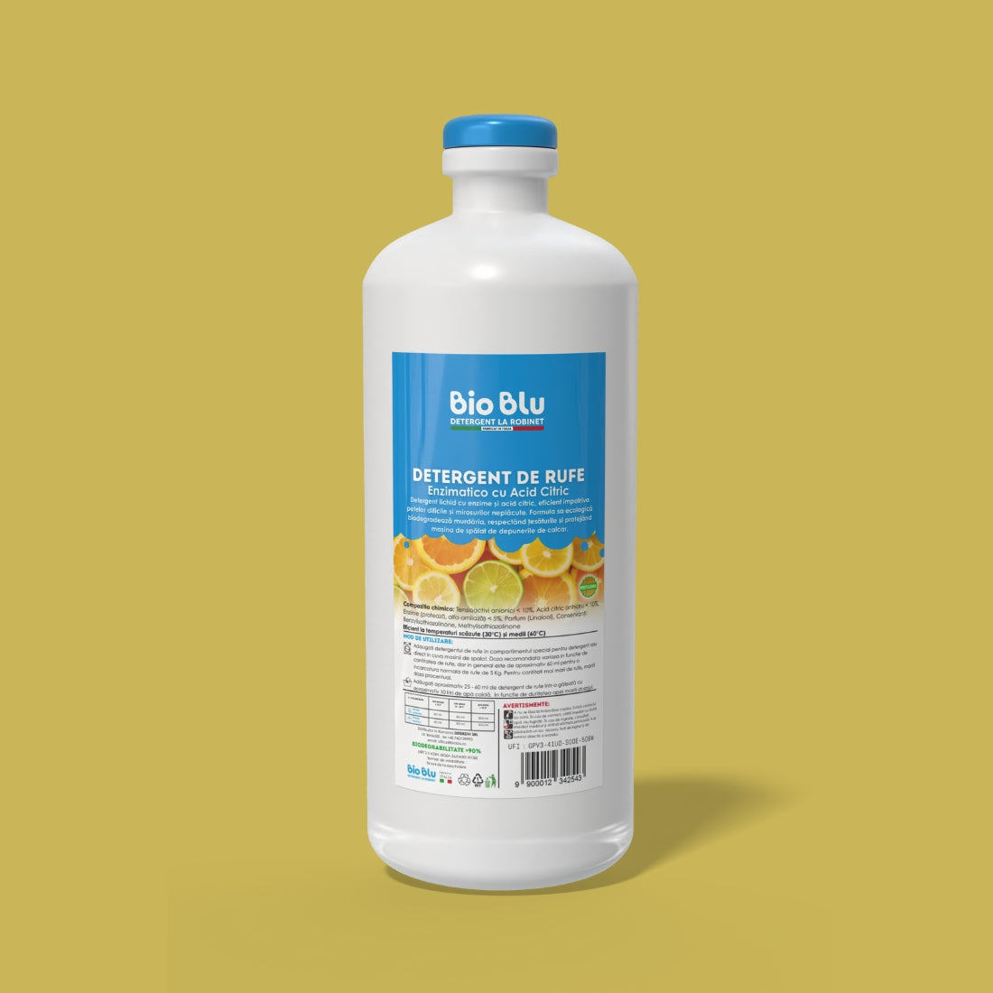 Detergent de rufe Enzimatico cu Acid Citric