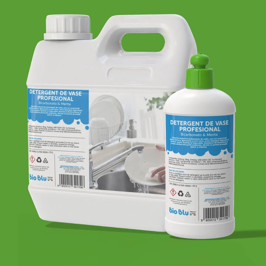 Detergent de vase BICARBONATO & MENTA