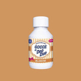 Esență concentrată rufe GOCCE Di Deo Due Blanche 150ml flacon alb, etichetă maro cu dungi.