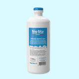 Sticlă albă Bio Blu IPOSAN OXY cu etichetă albastră, capac albastru, volum 1kg.
