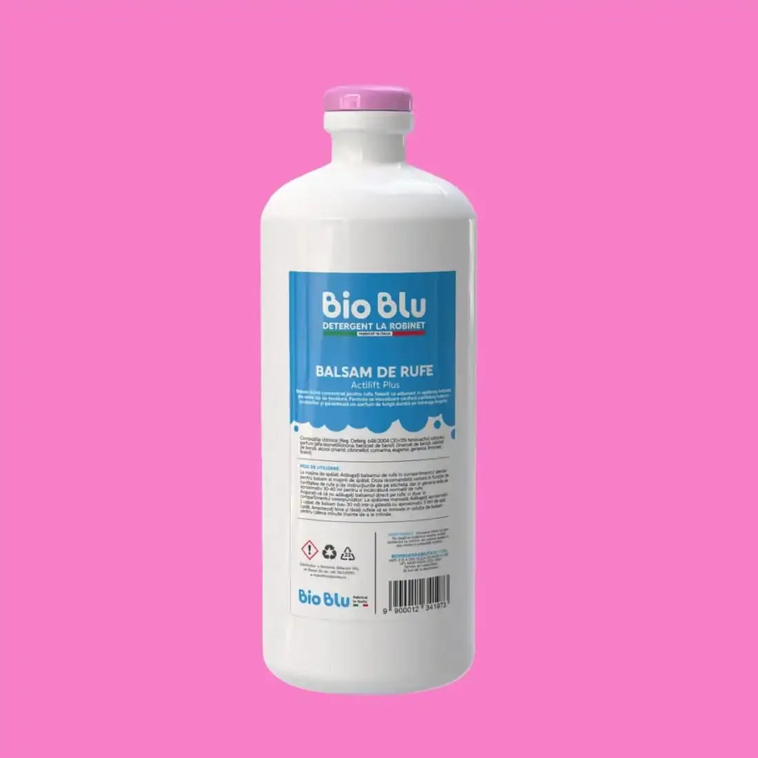 Balsam de rufe ACTI LIFT PLUS, sticlă albă, capac roz, etichetă albastră, volum 1kg.