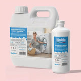 Detergent rufe CAPRI, sticla albă, etichetă albastră, volum 1kg și 3kg.