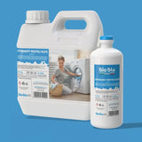 Detergent pentru rufe ZAFFIRO, ambalaj alb, etichetă albastră, capac rotund, volum 1kg și 3kg.
